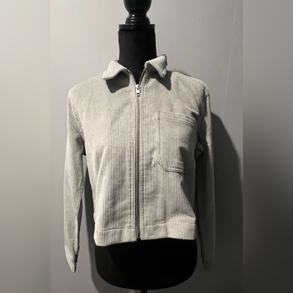 😍 Cotton-Corduroy Jacket 🧥 With Zipper and chest pocket 🥰 - Picture 4 of 6